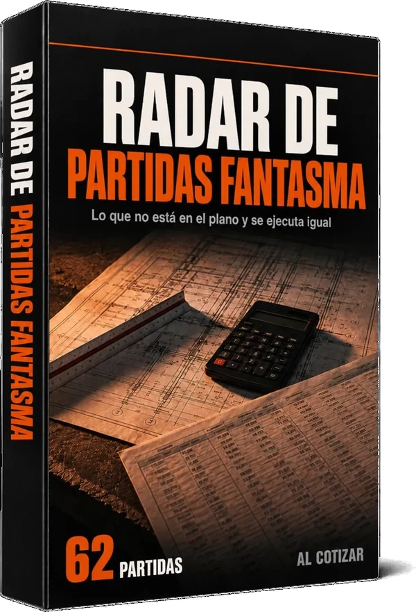 Radar de Partidas Fantasma: 62 costos que se ejecutan y no están en el plano